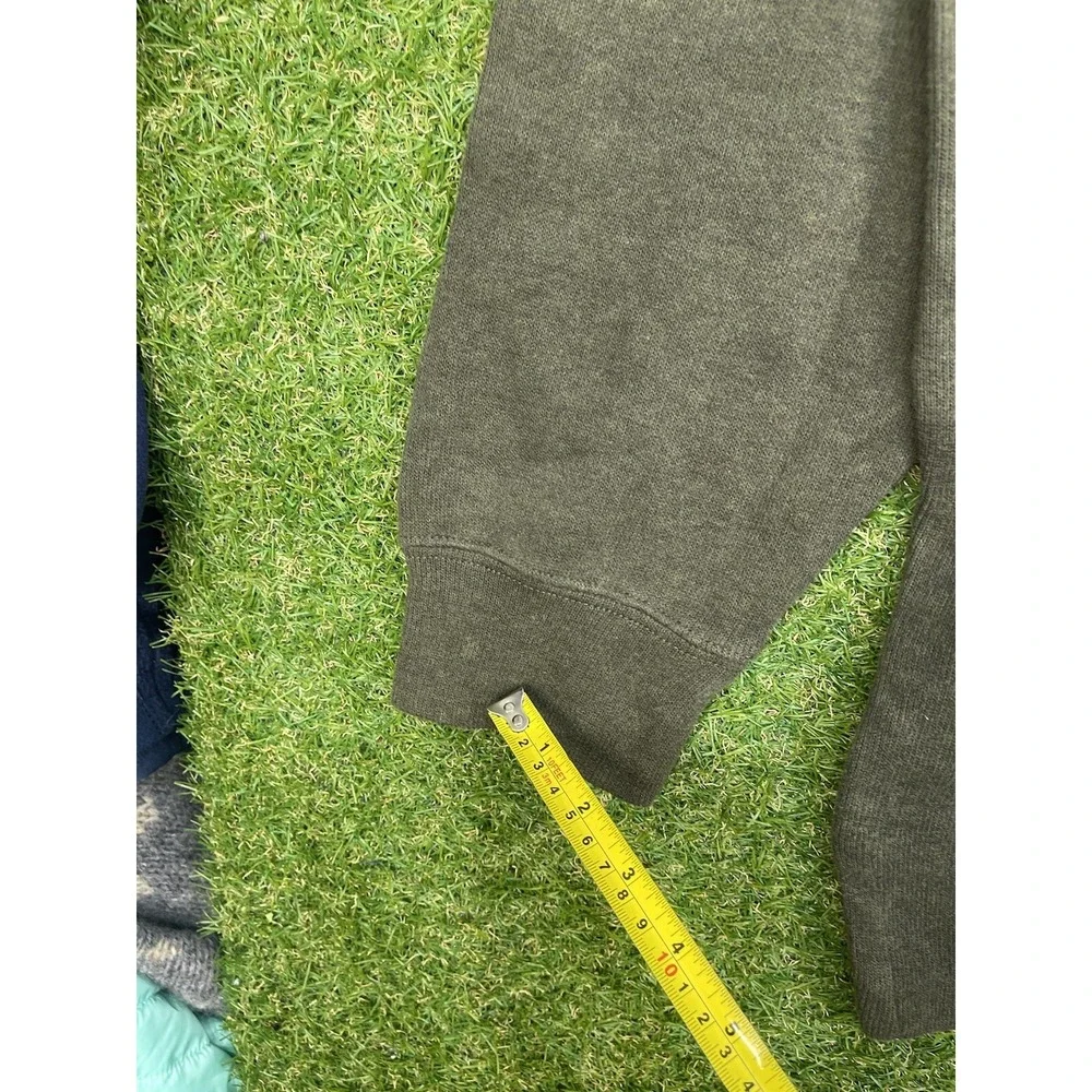 Polo Ralph Lauren Sweater Mens Pullover 1/4 Zip Quarter Green Pony Size 3XL Tall
